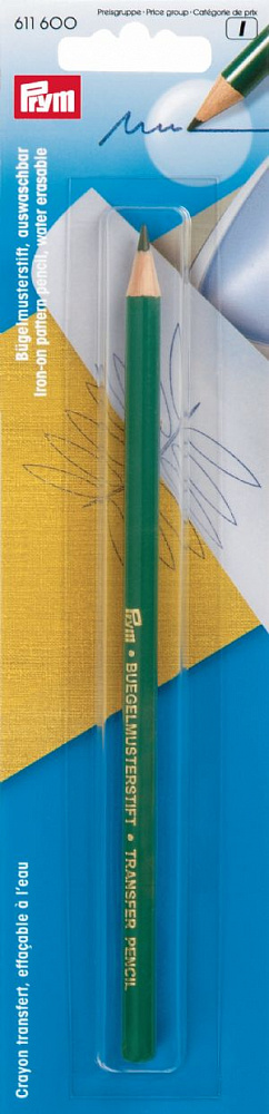 611600 Prym Термопереводной карандаш, смываемый водой, фиолетовый, в блистере